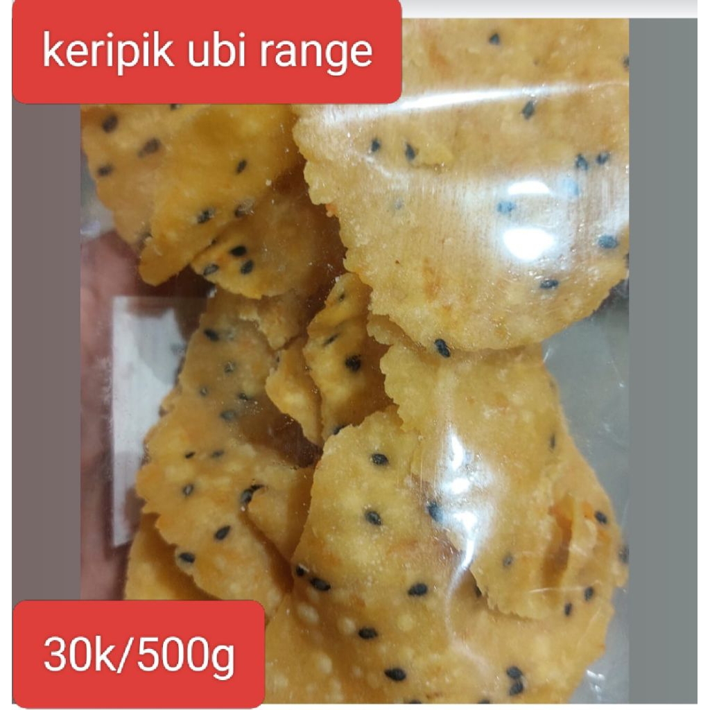 

keripik ubi range 500gram