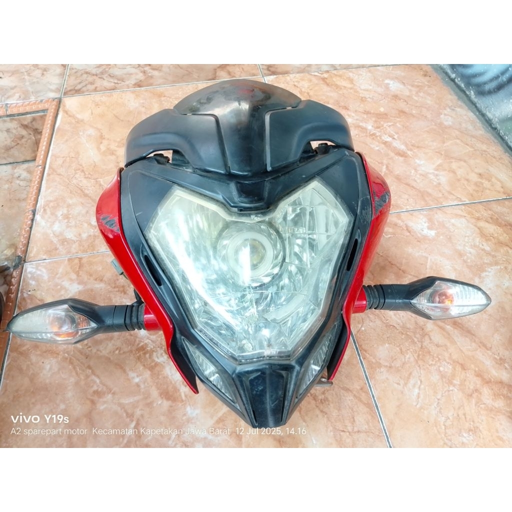 headlam head lamp lampu depan kawasaki bajaj 200 NS original
