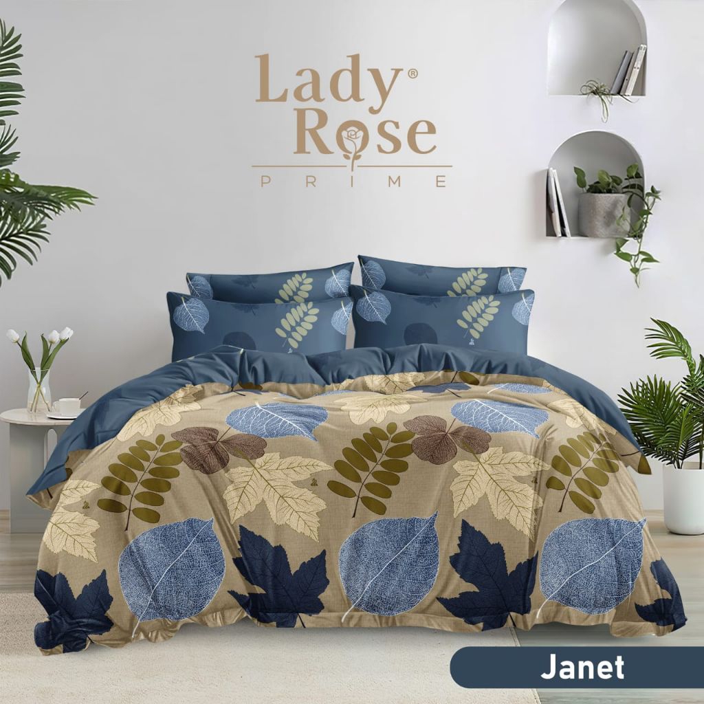Lady Rose - Bedcover Lady Rose Set Queen 160x200 King 180x200 Tinggi 30cm Motif Terlaris