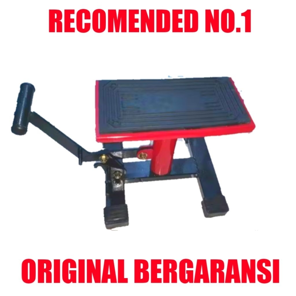 Jackstand Motor Trail Hidrolik Universal – Angkat Mudah, Kuat & Bergaransi