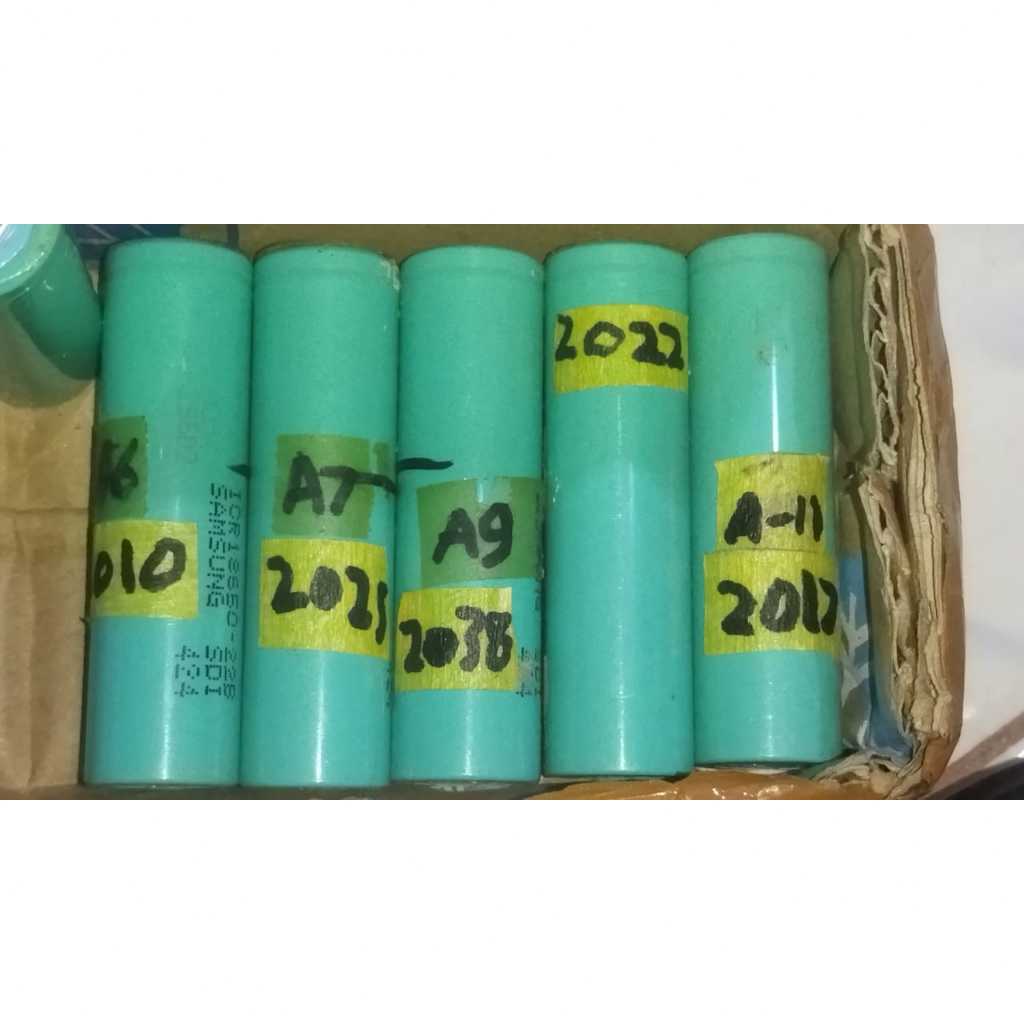 Baterai / Batre 18650 Copotan Laptop Bekas Original. Berkualitas, Kapasitas Real 2001-2400mAh, 4.2V