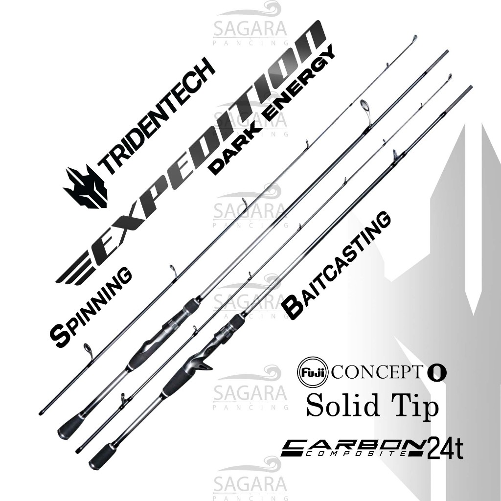 Joran Tridentech Expedition Dark Energy Top Solid Carbon | Joran UL | Joran Casting | Joran Light