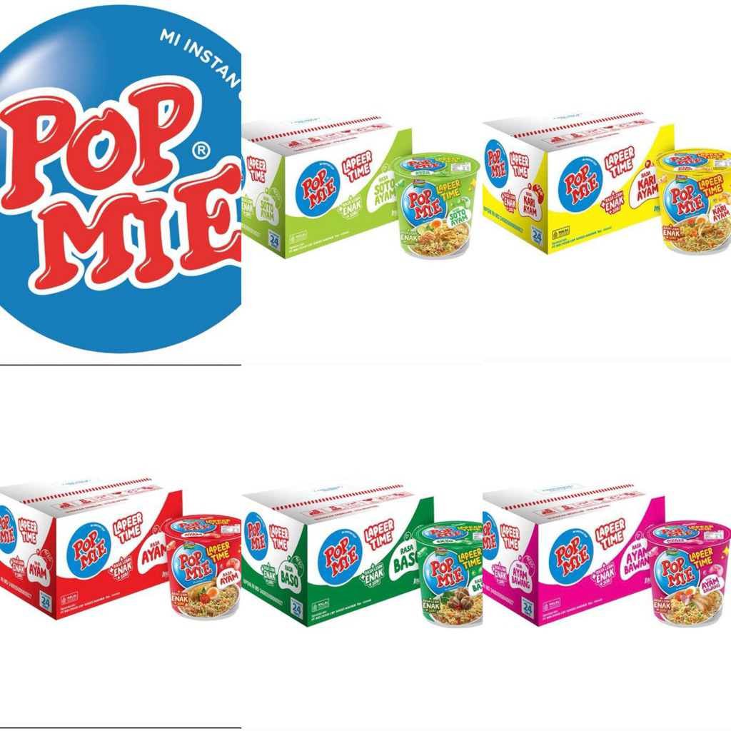 

POP MIE MI INSTAN DUS (Isi 24 Pcs) 75Gr/Cup