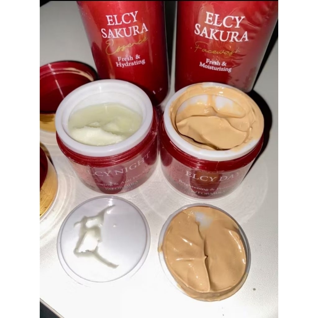 Day cream Elcy beauty SAKURA BPOM/Day Cream ELCY SAKURA/Cream Siang Elcy Beauty SAKURA