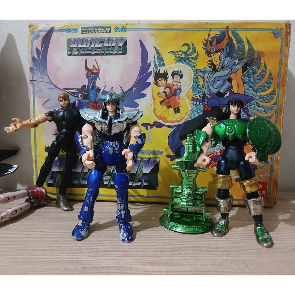 Action Figur Saint Saiya Set Shiryu + Ikki Phoenix
