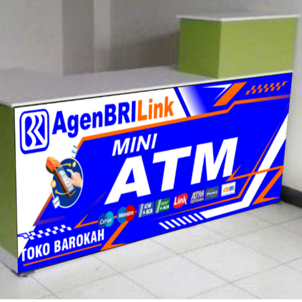 

STIKER VINYL BRILINK | STIKER BRILINK | STICKER MEJA KASIR BRILINK