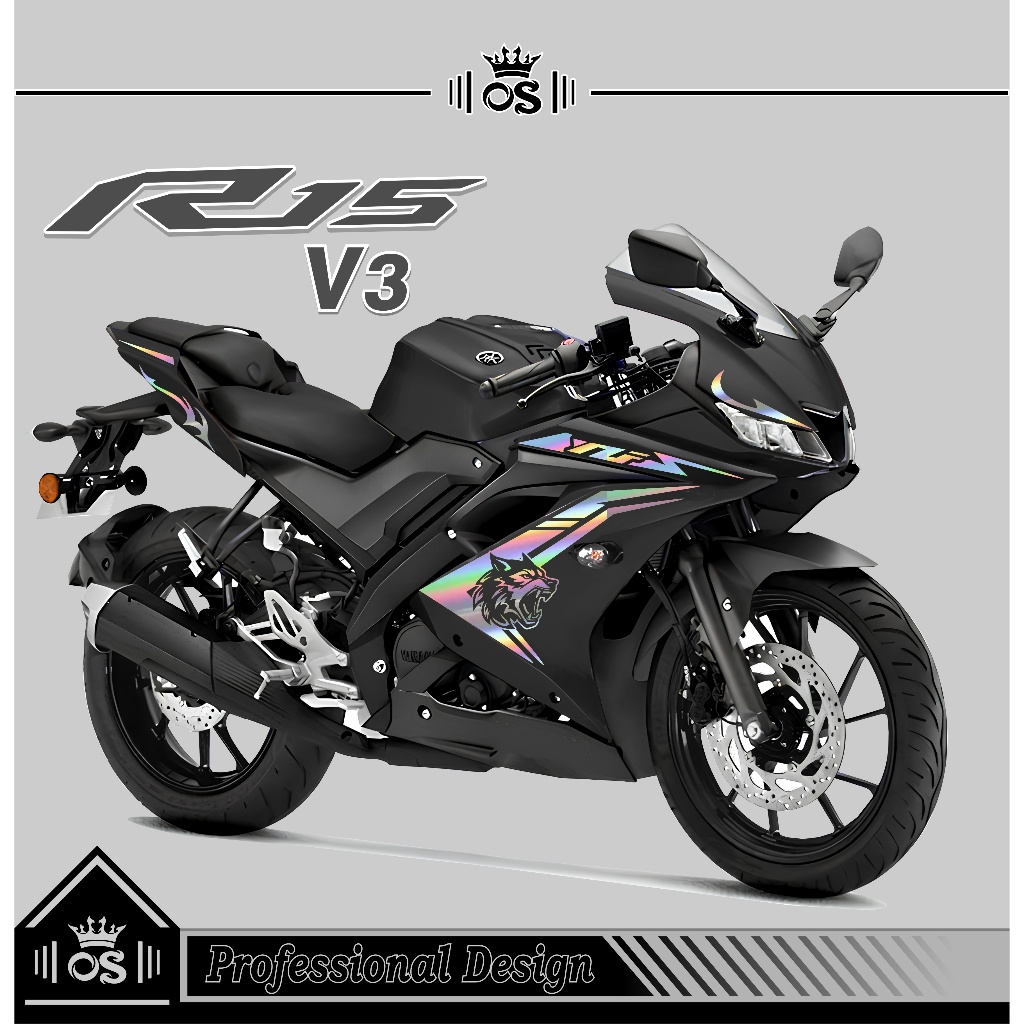 STRIPING R15 V3 / MTF 50 / STIKER CUTTING / STIKER MOTOR R15 / STIKER YAMAHA R15 V3/ STIKER / SIMPLE