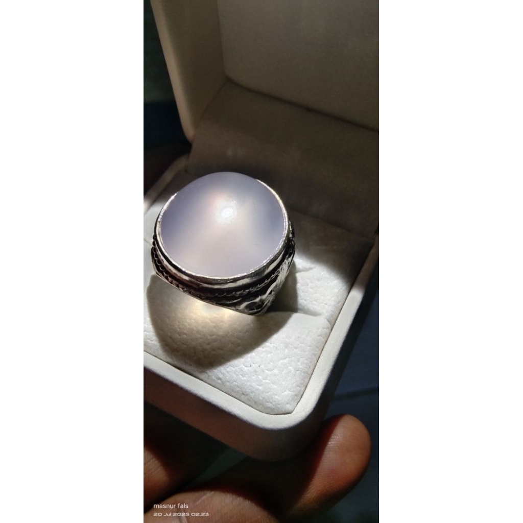 Cincin batu anggur cimpago super giwang bulat jumbo