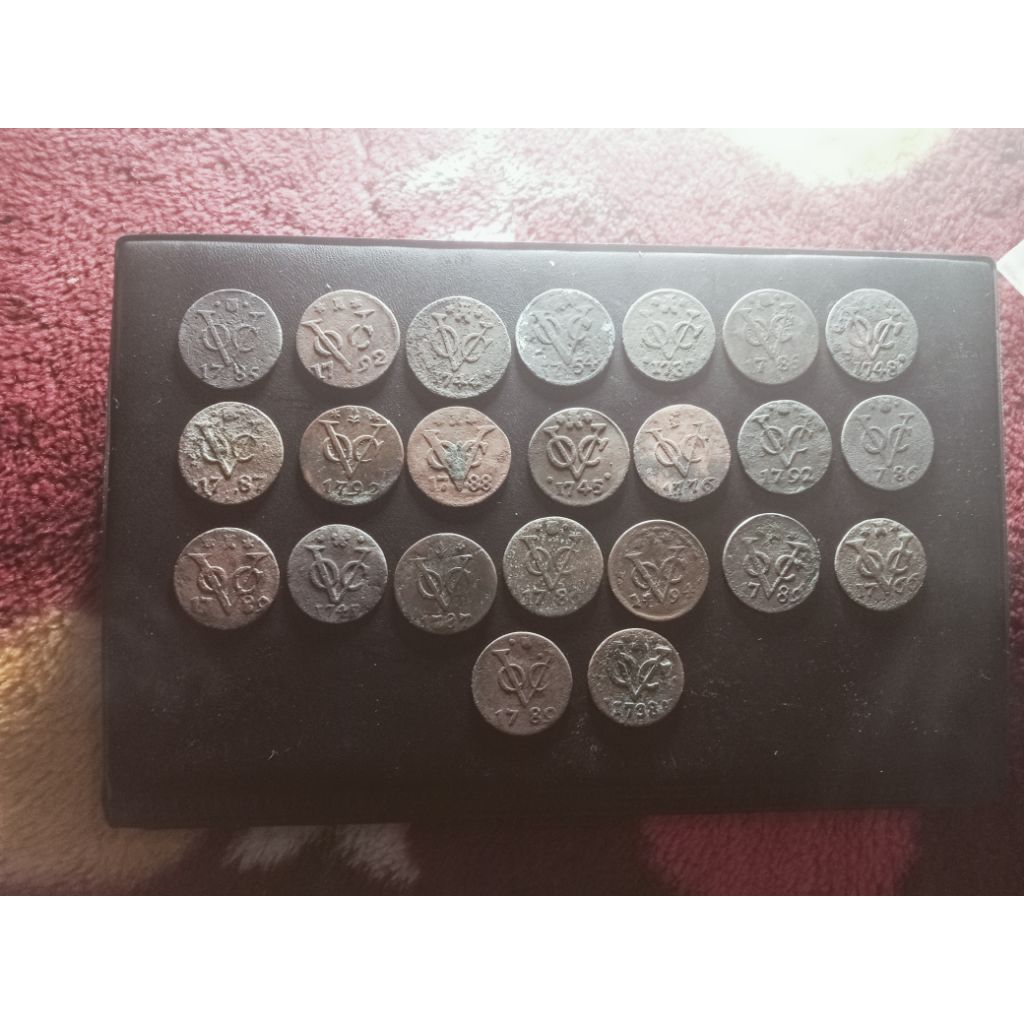 koin voc belanda pilihan 5 keping bagus.