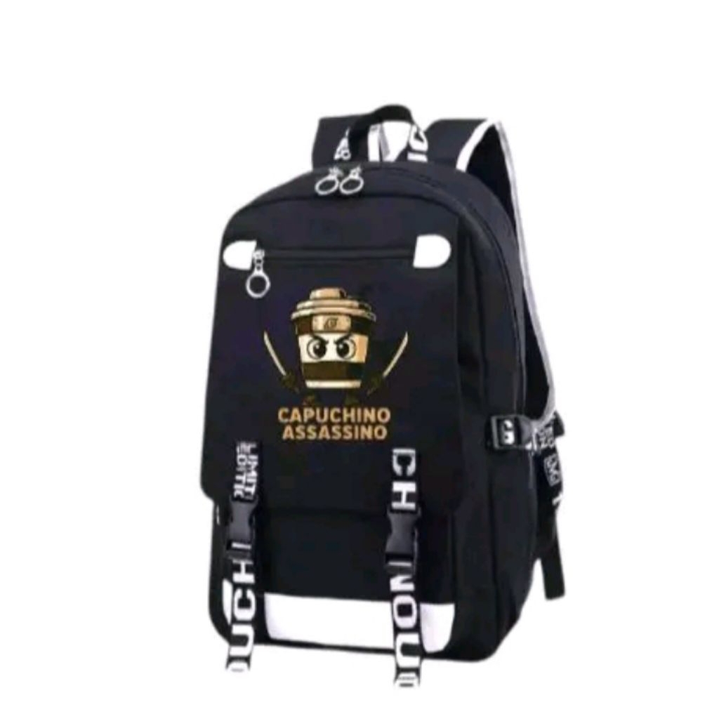 Tas Ransel Sekolah Anak Laki laki TK SD kelas 1&2 Fashion capuchino