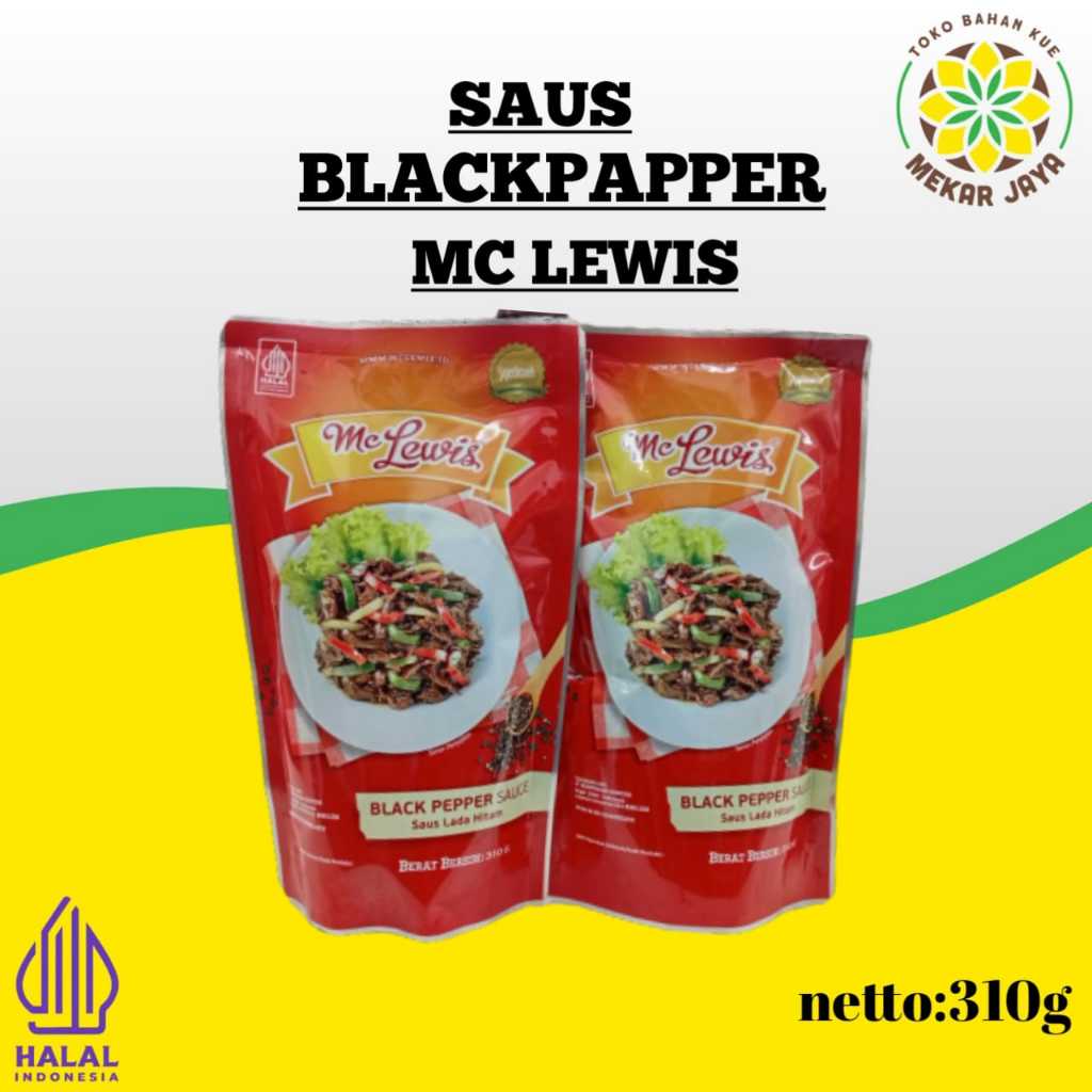 

MC Lewis Sauce Blackpepper / Saos blackpapper 310g