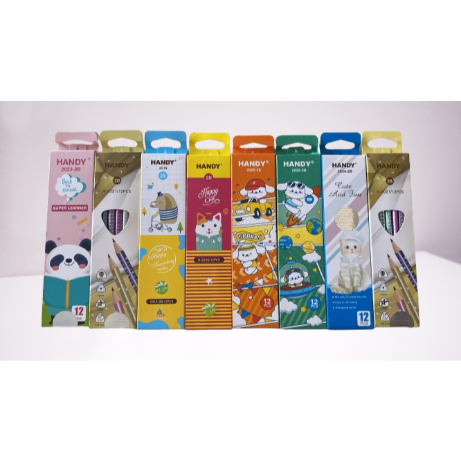 

PENSIL HANDY 2B KARAKTER 1 PAK(12pcs) DARI TAHUN 2019,2020,2021,2022,2025