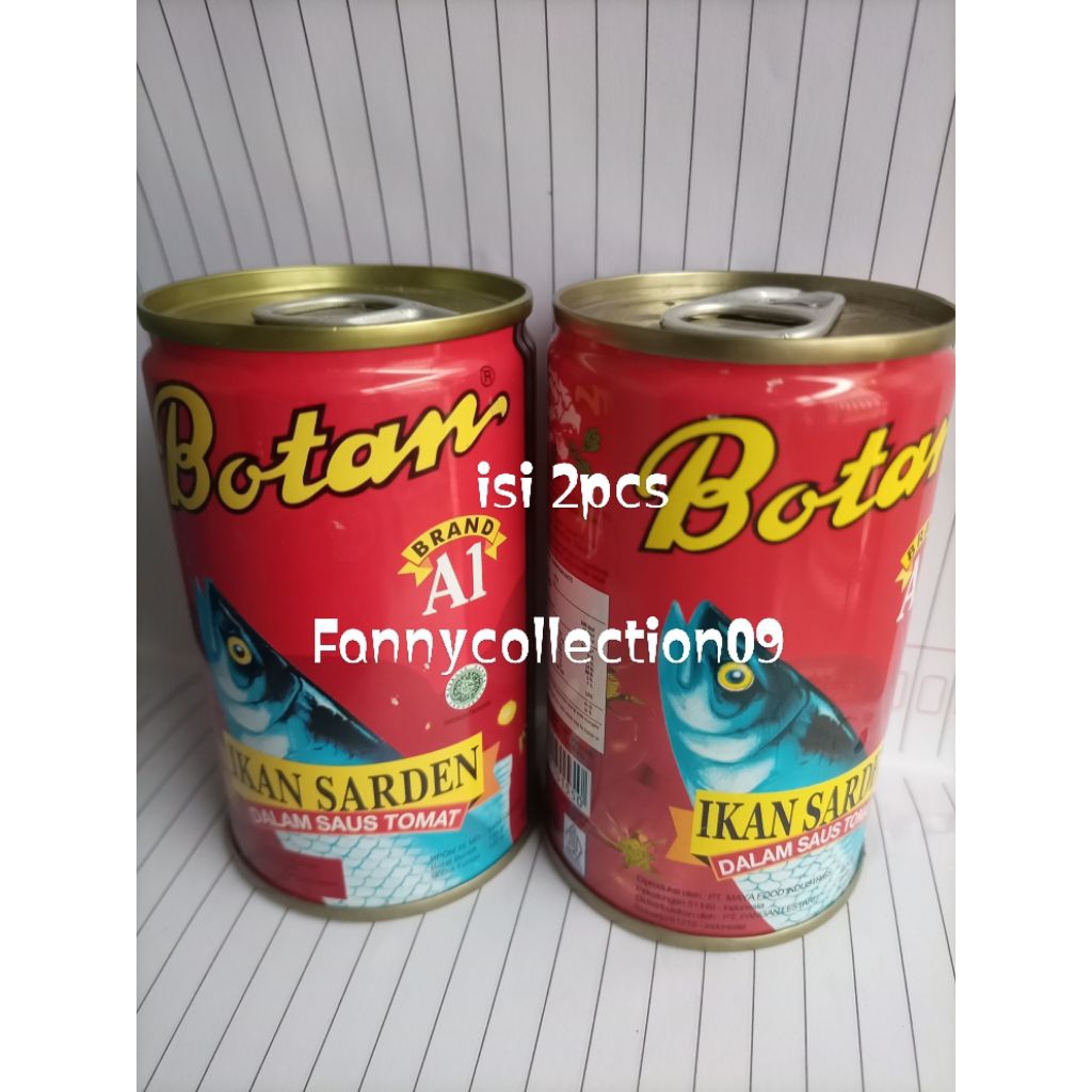 

Botan ikan Sarden BRAND A1 uk 155gr isi 2pcs