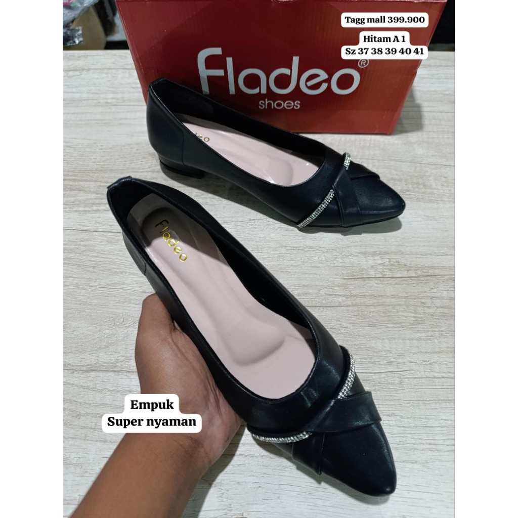 PROMOOO Sepatu Pantofel Wanita Dewasa Original Brand Fladeo