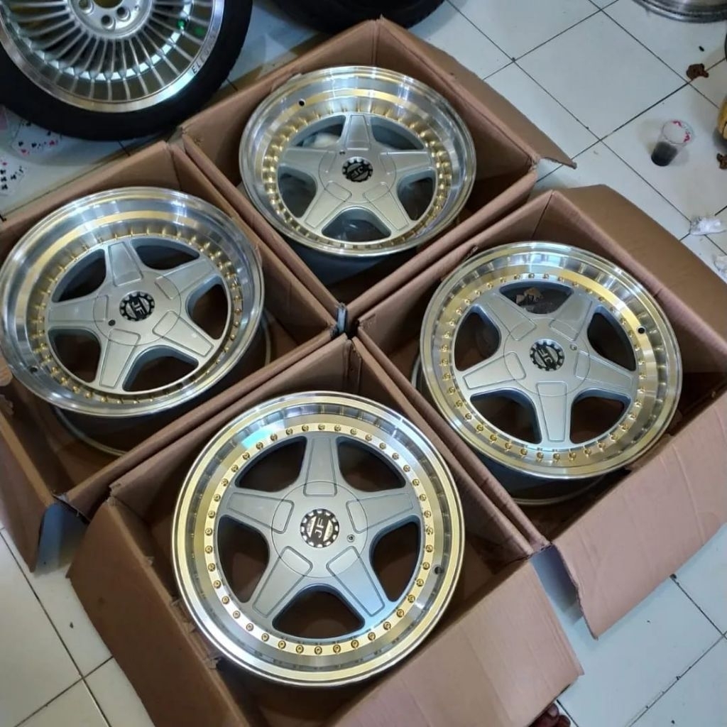 Velg JF Luxury Ring 16 Lebar 7 - 8,5 in pcd 4×100 - 114