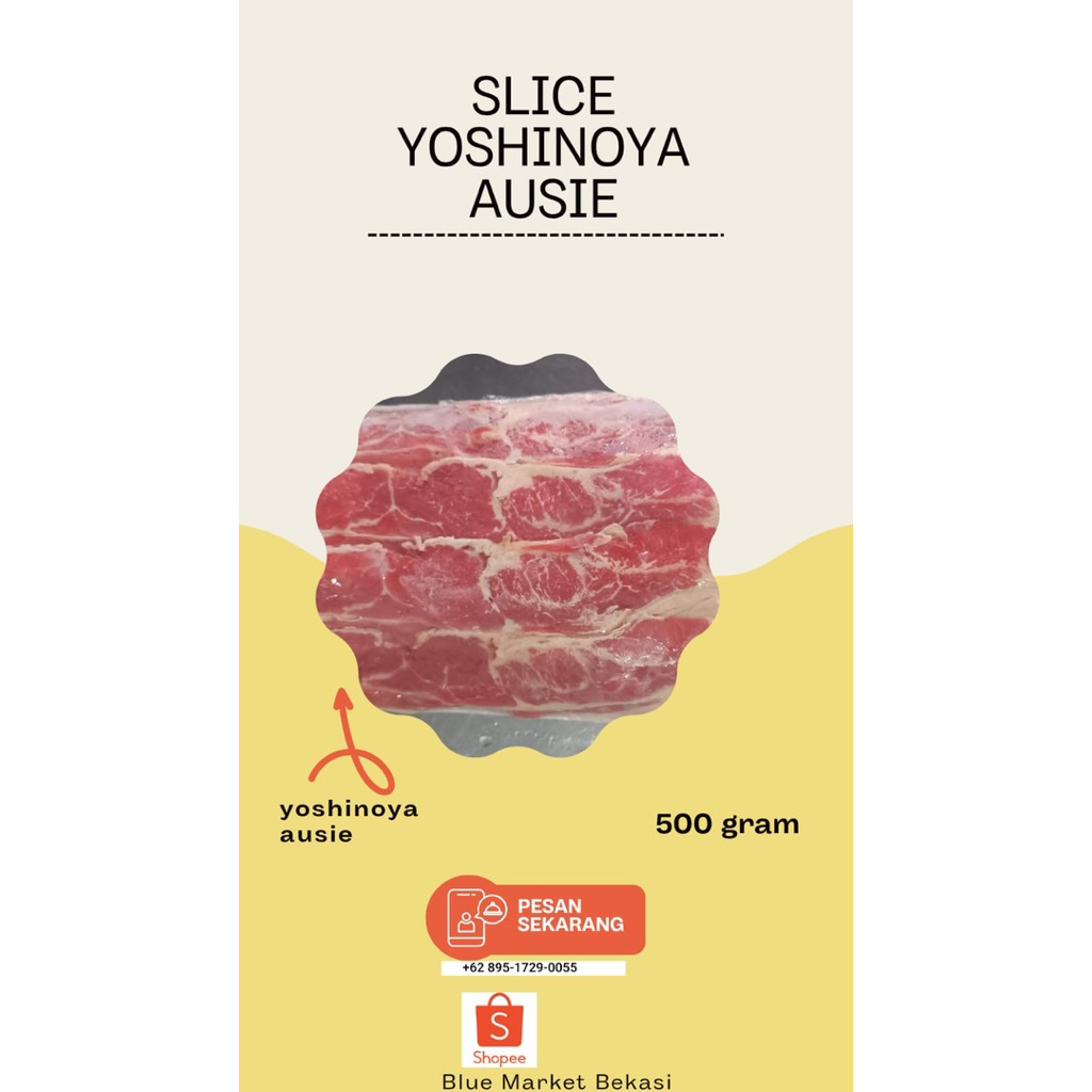 

Slice Yoshinoya Aus 500gr