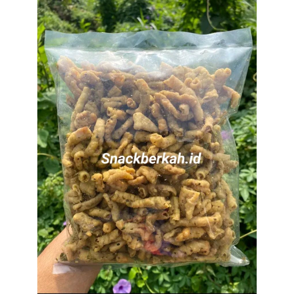 

Usus ayam crispy/Keripik usus ayam original daun jeruk 250gr. Cemilan renyah,Snack gurih,lauk pauk.