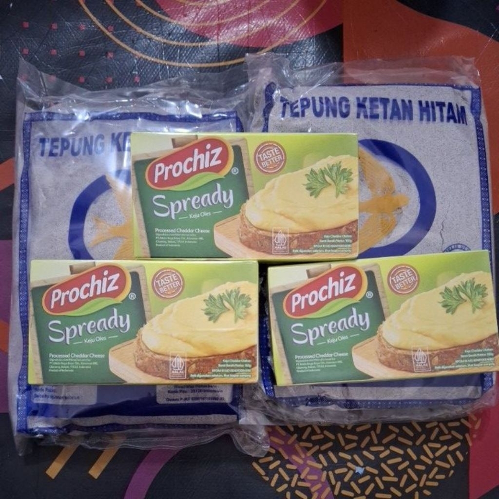 

Paket Bundling Lebih Murah - Ketan Hitam WALET MAS 500 gram + Keju Oles Prochiz Spready 160 gram