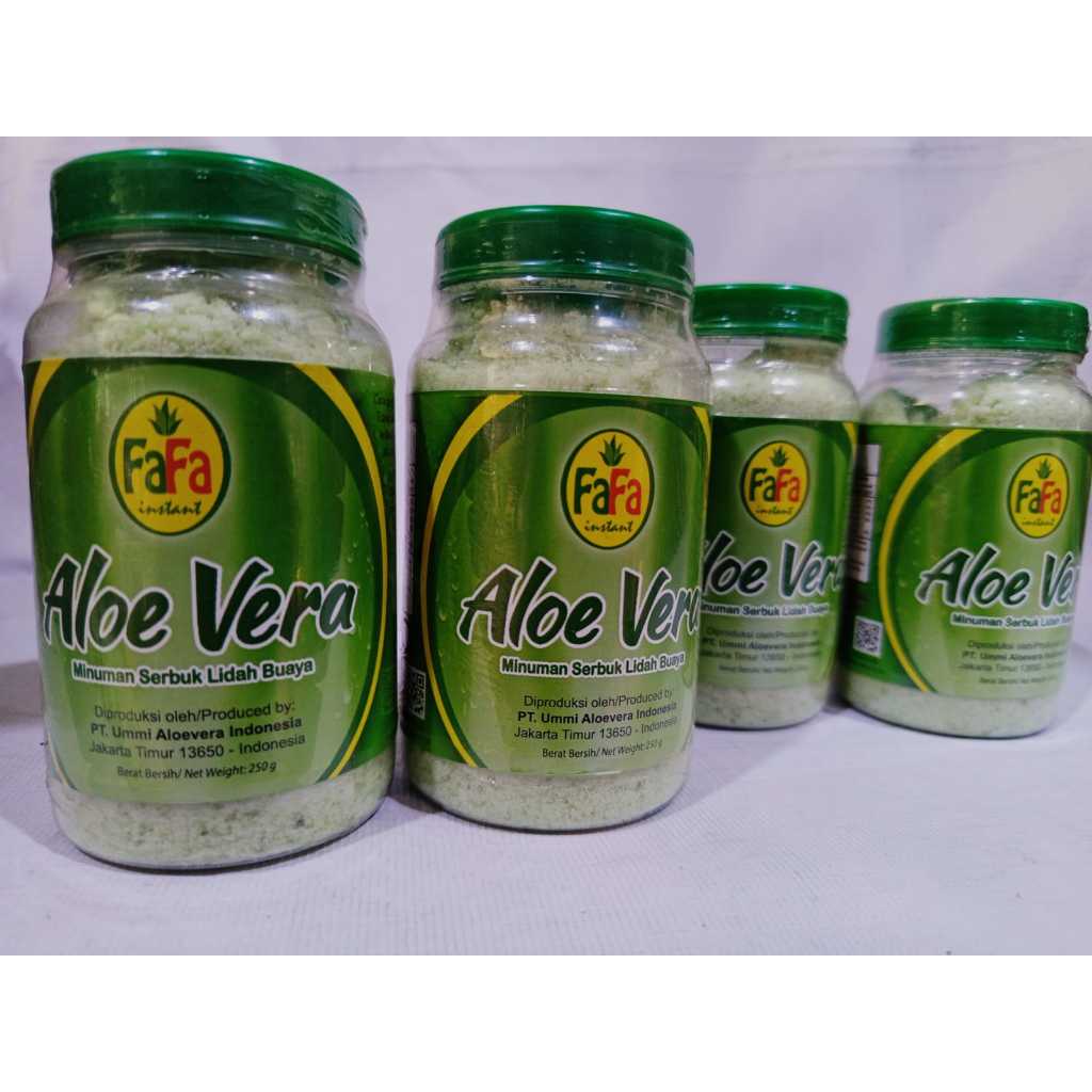 

serbuk lidah Buaya Aloe vera Instan ummi 250gr