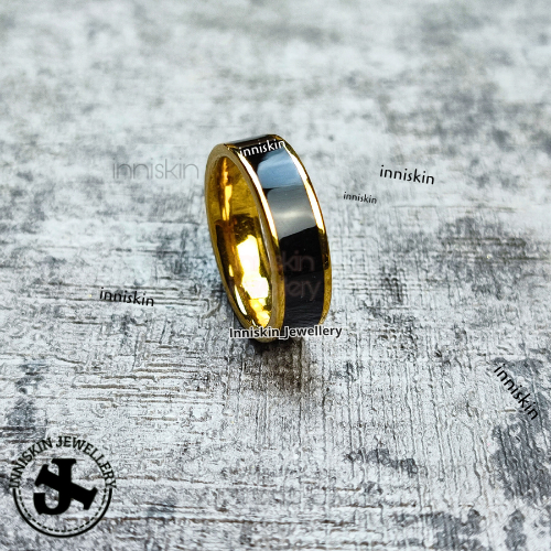 Cincin Stanless Steel Black Silver / Cincin Titanium Pasangan / Cincin Couple / Cincin Pacaran / Cin