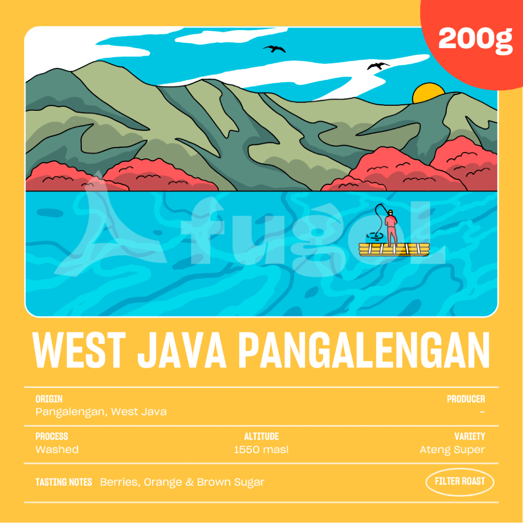 

Biji Kopi Arabika West Java Pangalengan (200 gr) Single Origin Coffee