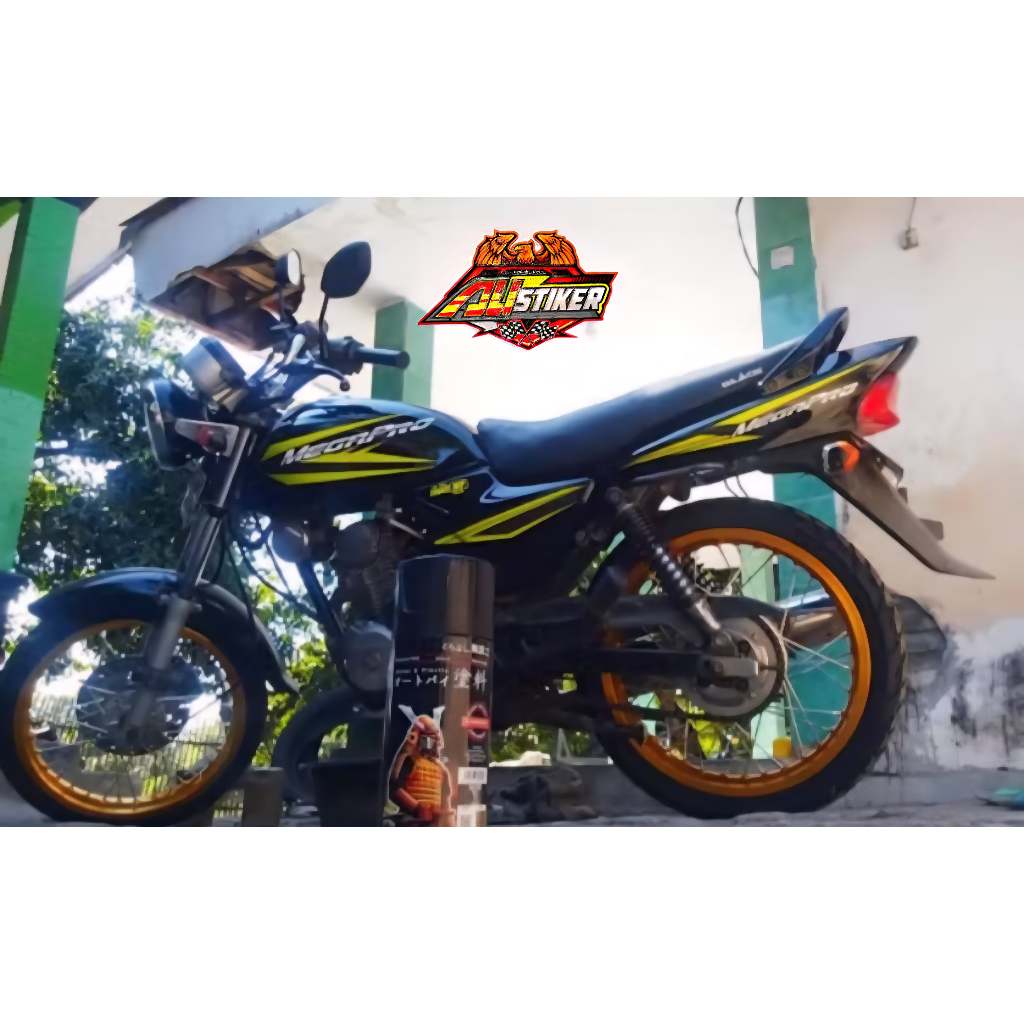 Striping Megapro Hiu Variasi Sticker Mp hiu custom HOLOGRAM Kode MPH01