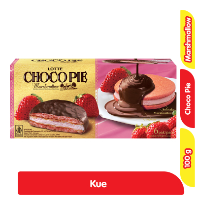 

Lotte Choco Pie Richeese Marshmallow - 168g Lotte Choco Pie Keik Stroberi Isi Marshmallow 6 x 28 g
