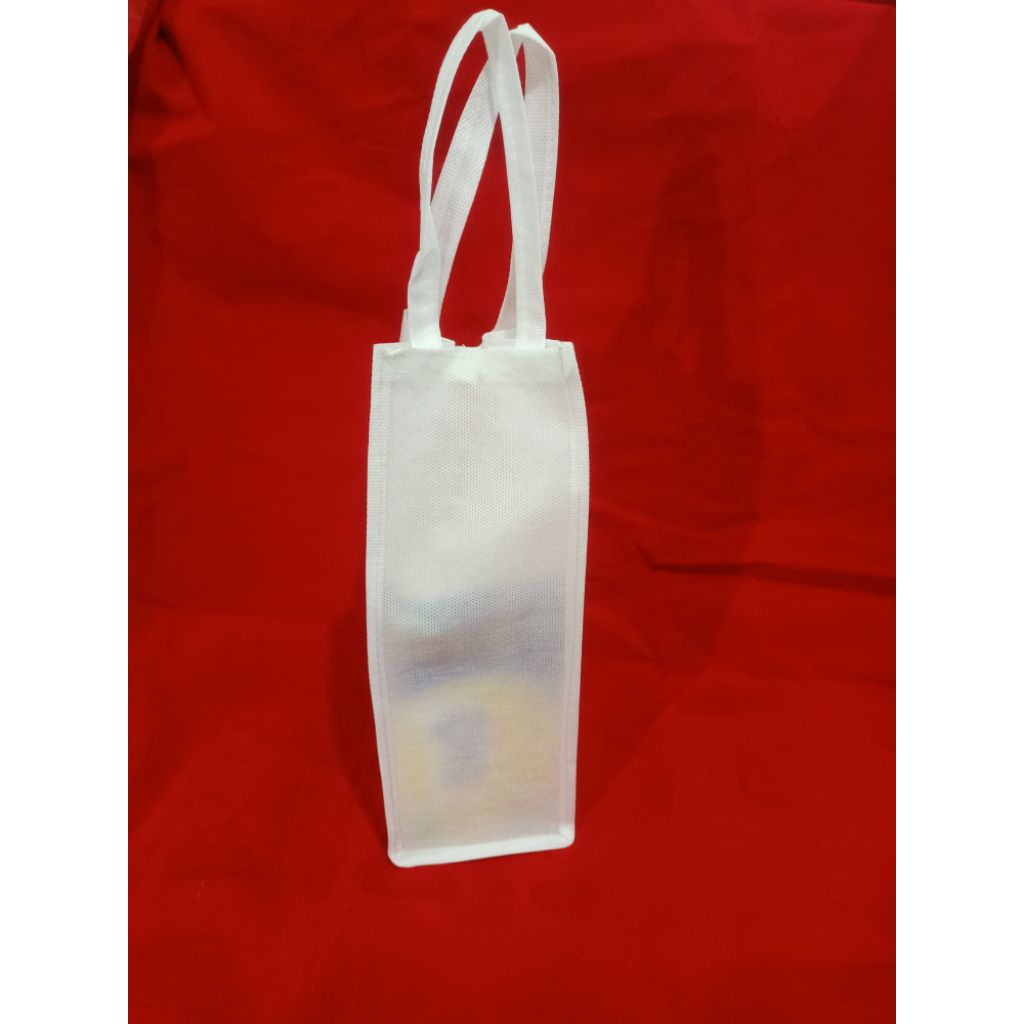 tas kain spunbond buat botol wine atau Tumbler isi 12 pcs terlaris dan termurah