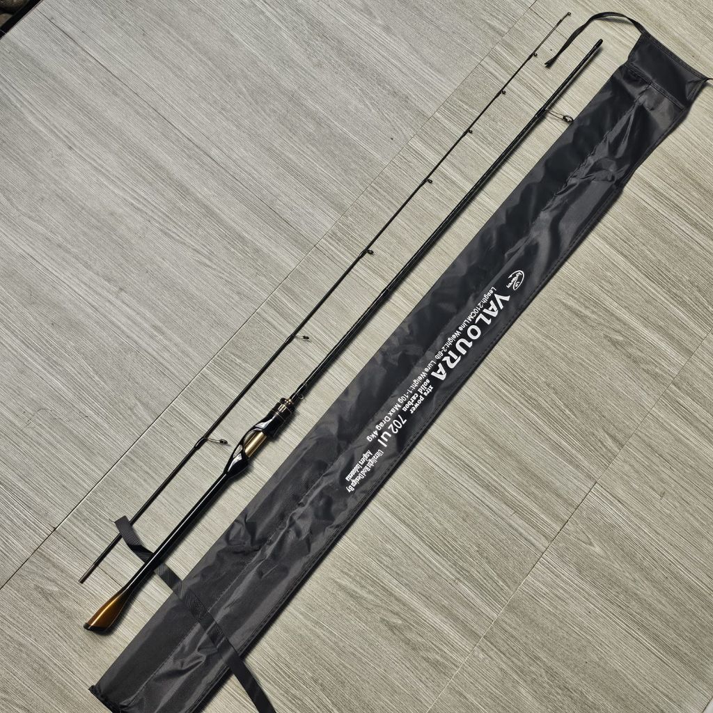 Joran Pancing VALOURA 602UL 662UL 702UL Free Pipa Karton