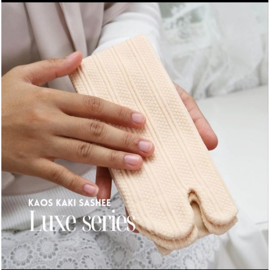 ORIGINAL Kaos Kaki Luxe Series Sashee Cantik Wanita Muslimah