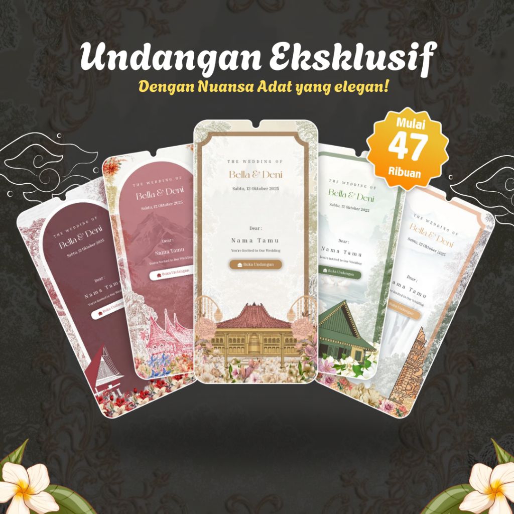 Undangan Online | Undangan Website | Undangan Digital | Undangan 3D | Undangan Web | Undangan Tema J