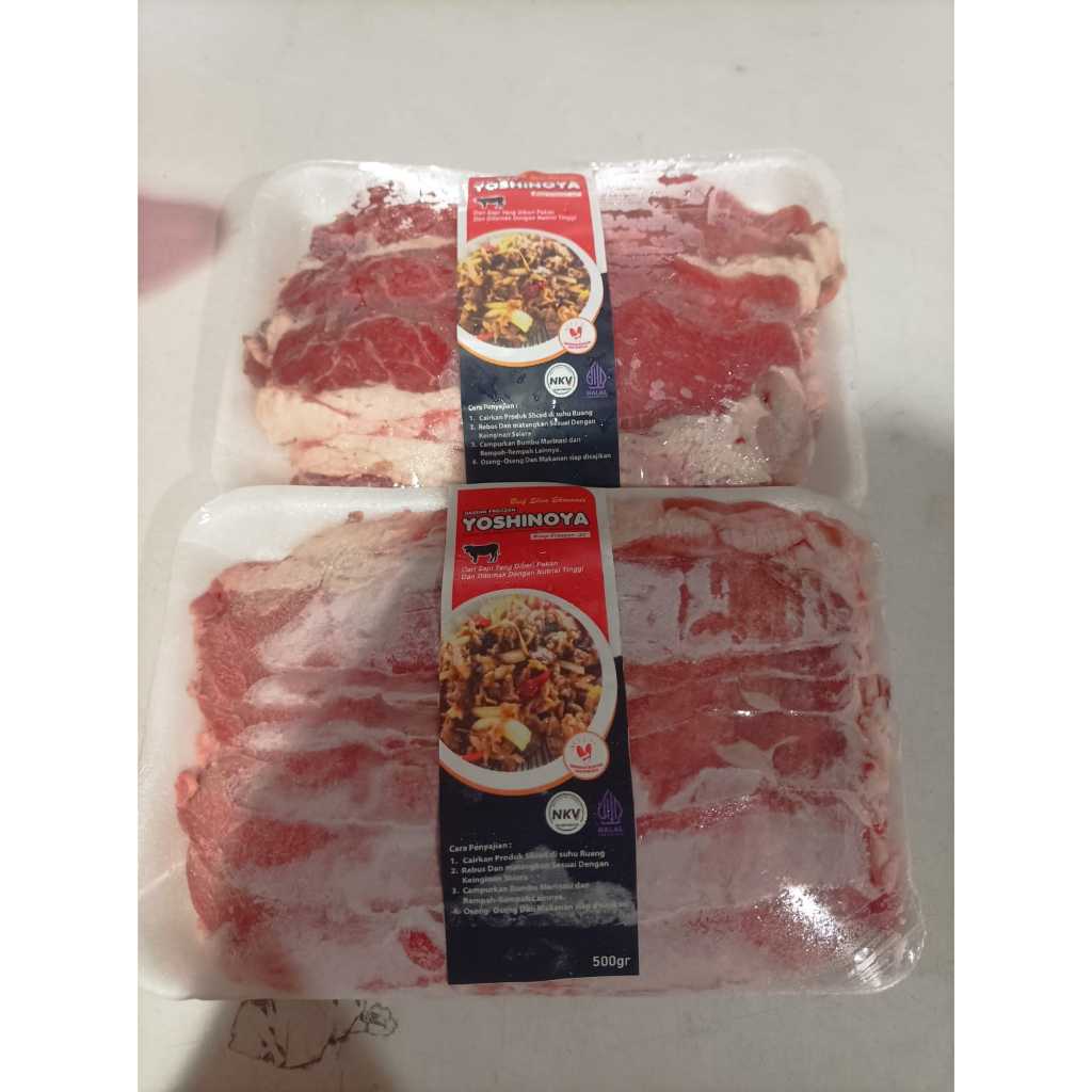 

Yoshinoya Beef Tray 500 gram Termurah
