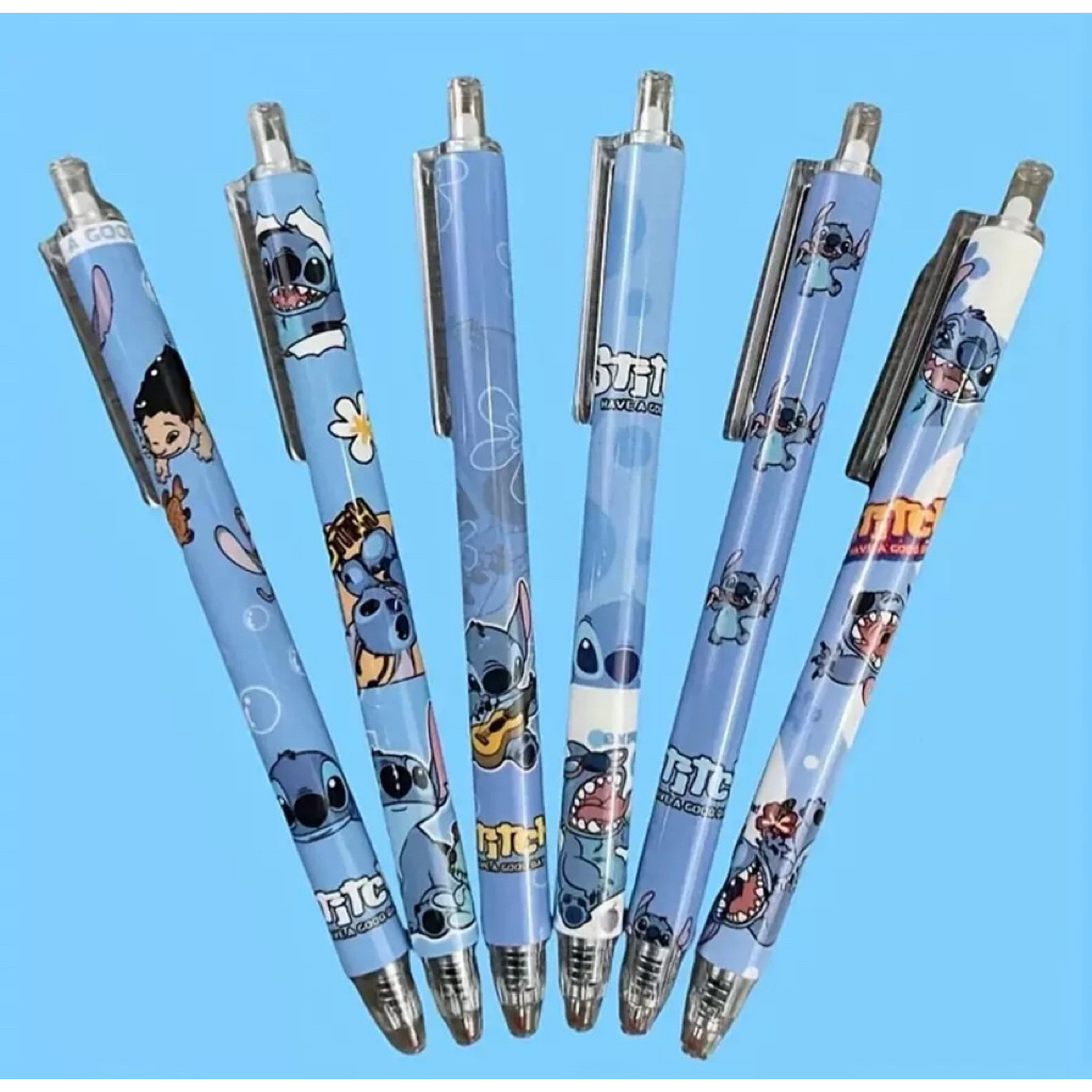 

Bolpen Pen Pulpen Stitch Tinta Hitam Seri Isi 6 Pcs