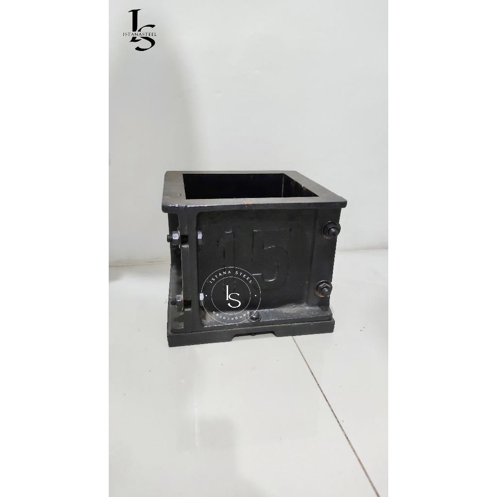 CETAKAN KUBUS BETON 15 x 15 cetakan uji cor uji kekuatan beton