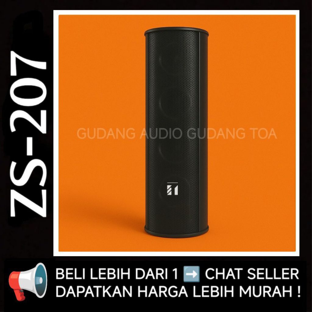 SPEAKER COLUMN TOA ZA-207 ZS  207 20 WATT SPEAKER KOLOM SPEAKER DINDING