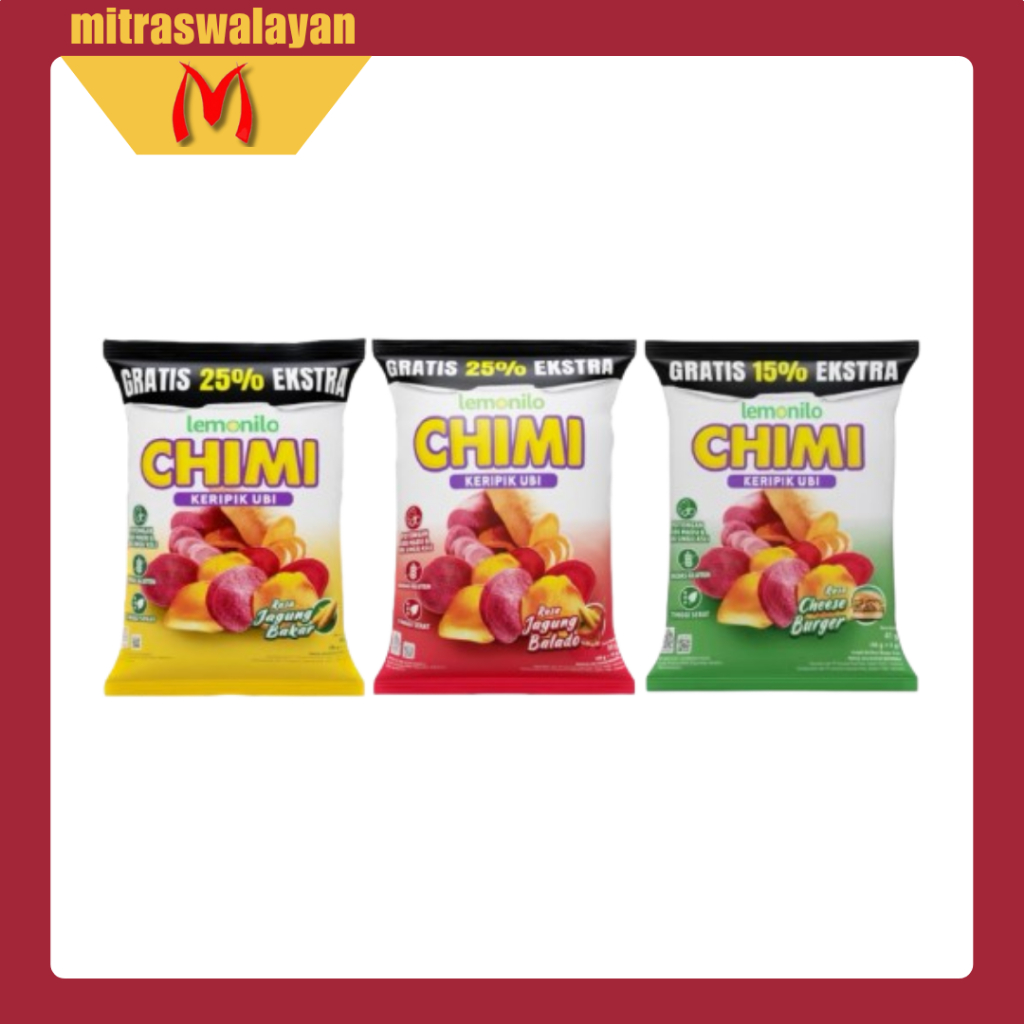 

LEMONILO Chimi Keripik Ubi Kemasan 41 gr