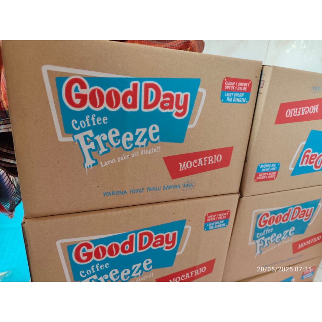 

Good Day Freeze Mocafrio 1dus isi 12 renteng