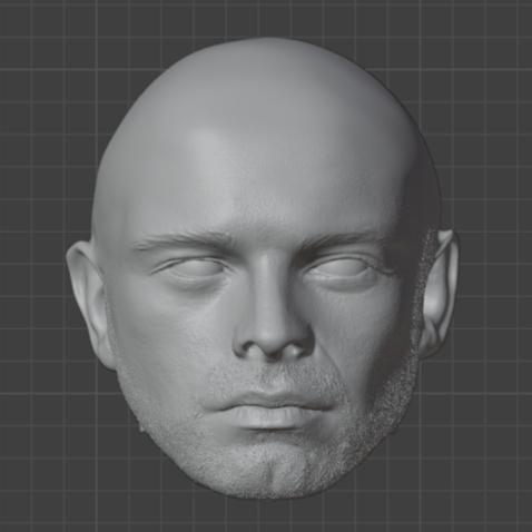Headsculpt HS Head Marvel Bucky Barnes Sebastian Stan No Hair for Rooting Thunderbolts Muff Toys Not