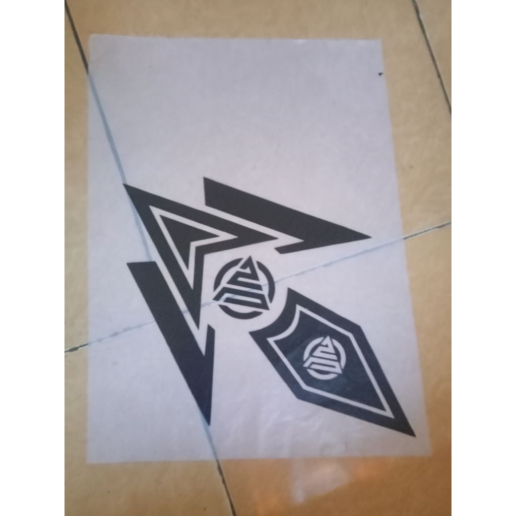 Sablon Kertas Layangan