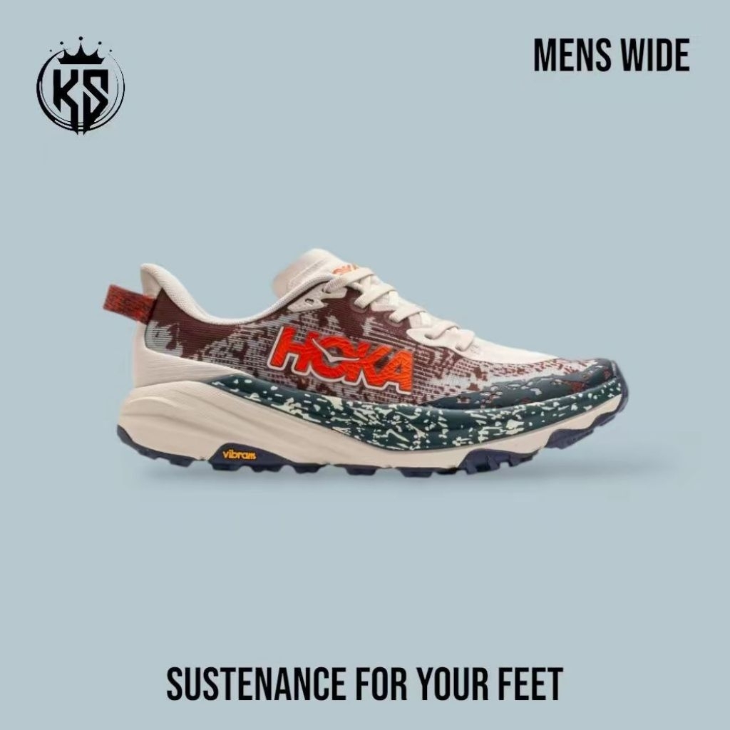 HOKA Speedgoat 6 Mens Putty Blue Twilight ( WIDE ) 