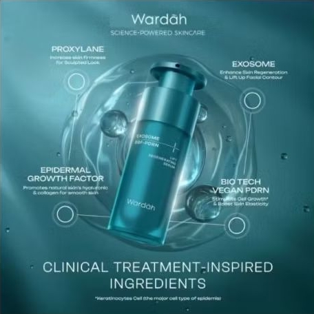 Wardah EXOSOME Skin Regeneration + PDRN Lift Regenerating Serum  - 30ml