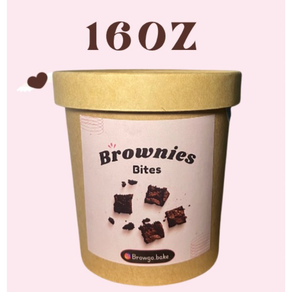

Brownies Bites | 16oz | Fudgy Brownies