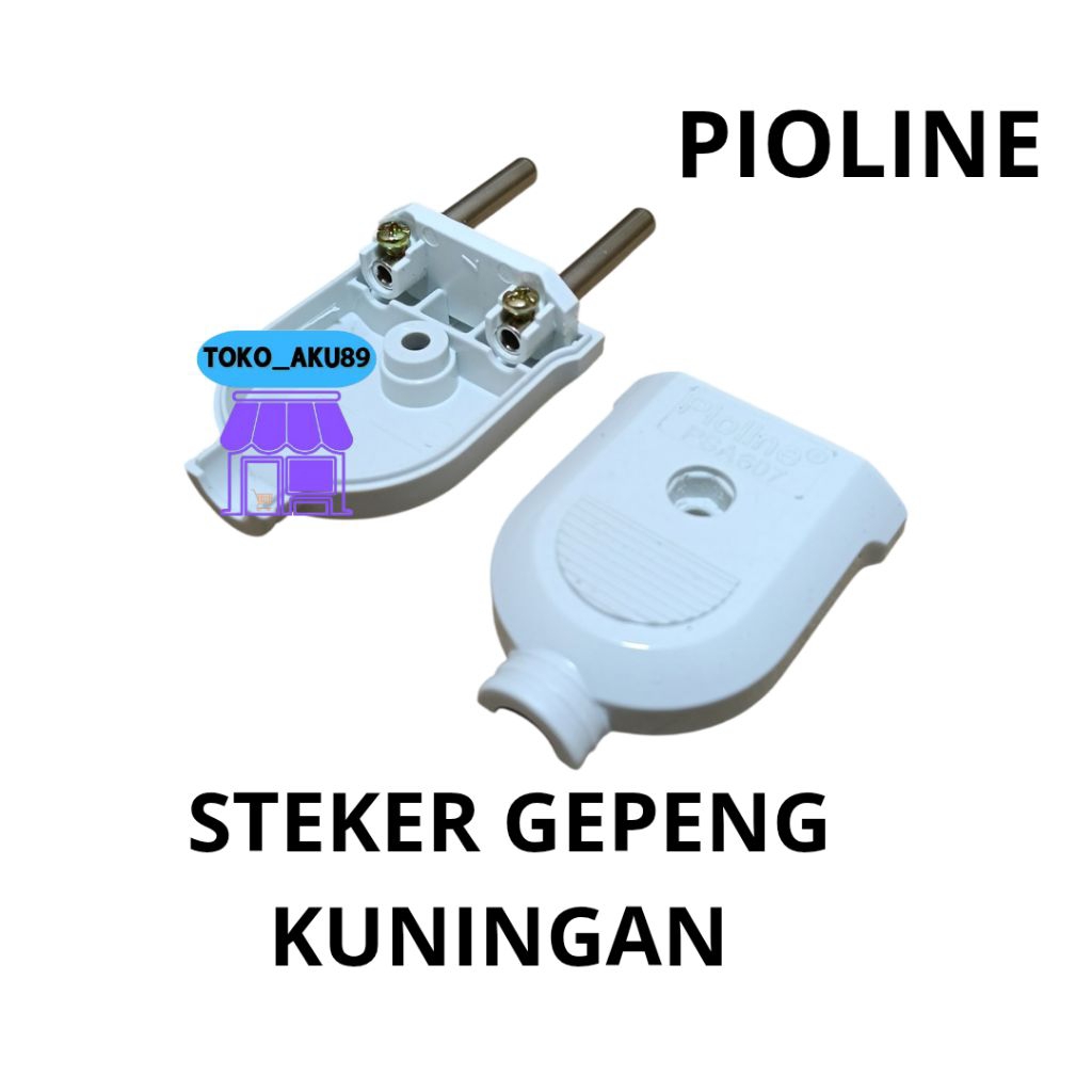 PIOLINE Steker gepeng kuningan