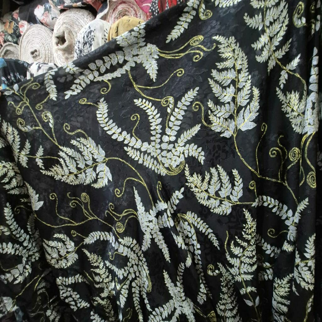 KAIN SIFON URAGIRI PREMIUM MOTIF BUNGA - KAIN SIFON RUBIAH PREMIUM MOTIF BUNGA  - KAIN SIFON MOTIF B