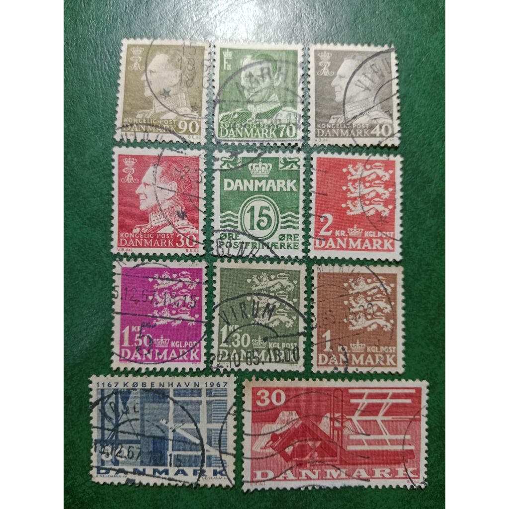 

Prangko Denmark 11 Pcs Campur USED