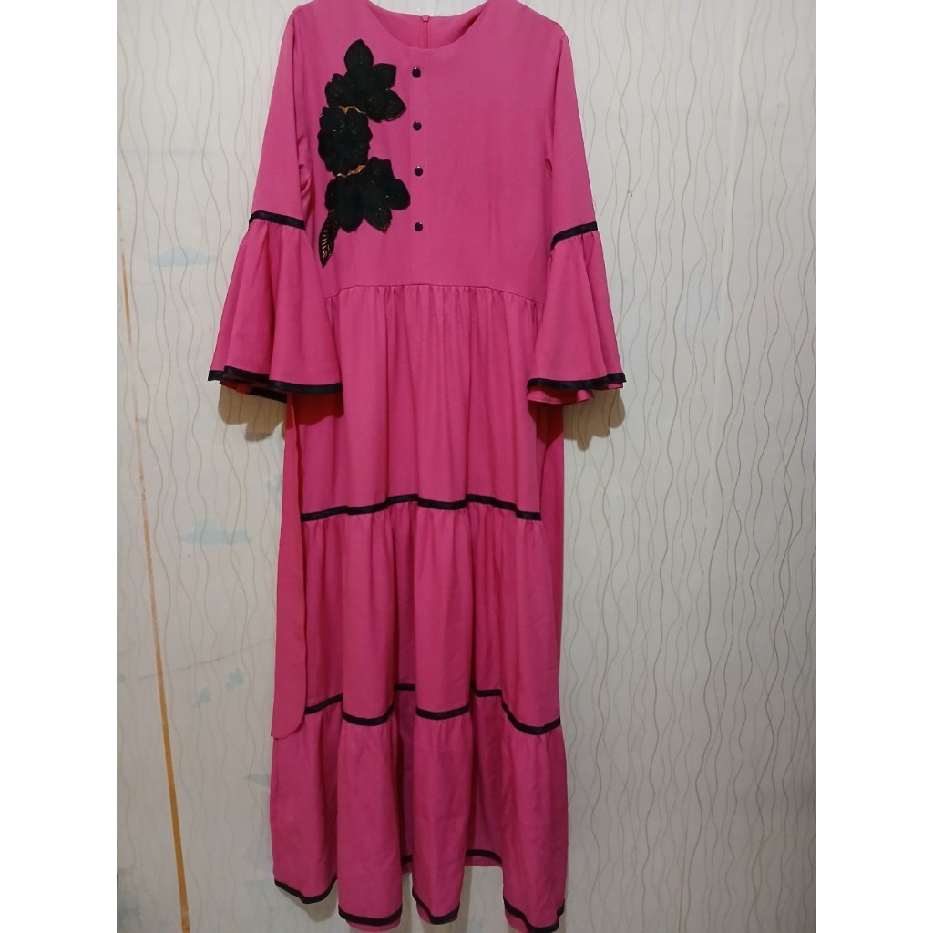 Gamis Baju Muslim Wanita Sarimbit Ibu dan Anak
