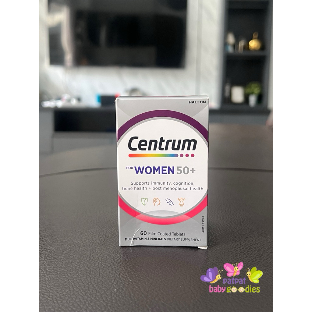 [ORIGINAL READY STOCK] Centrum for Women 50+ Suplemen Multivitamin & Mineral (60 Tablet)