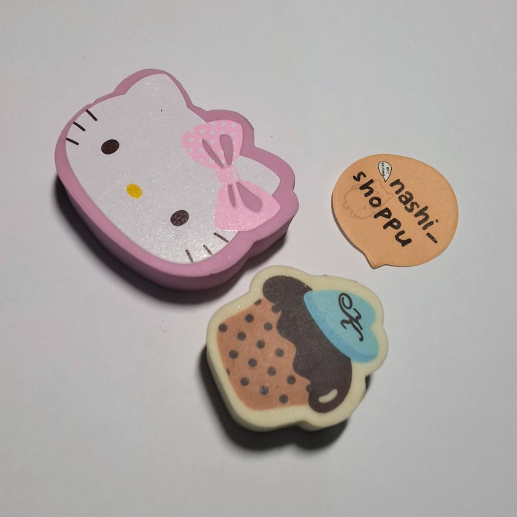 

Preloved Hello Kitty Rubber Eraser Set Penghapus Karet Anak Kartun Lucu