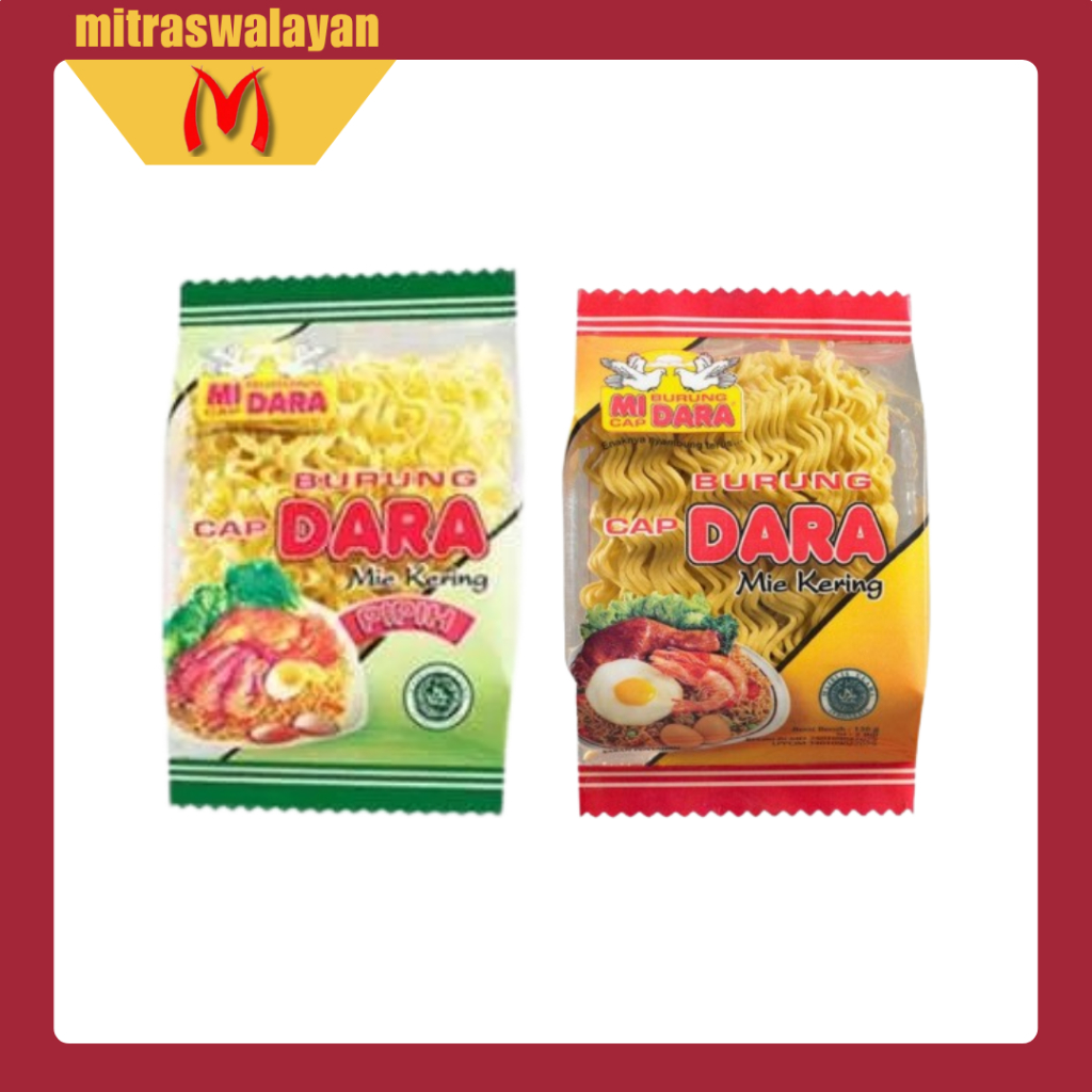

Mie Burung Dara Mie Kering 2 keping @70 gr