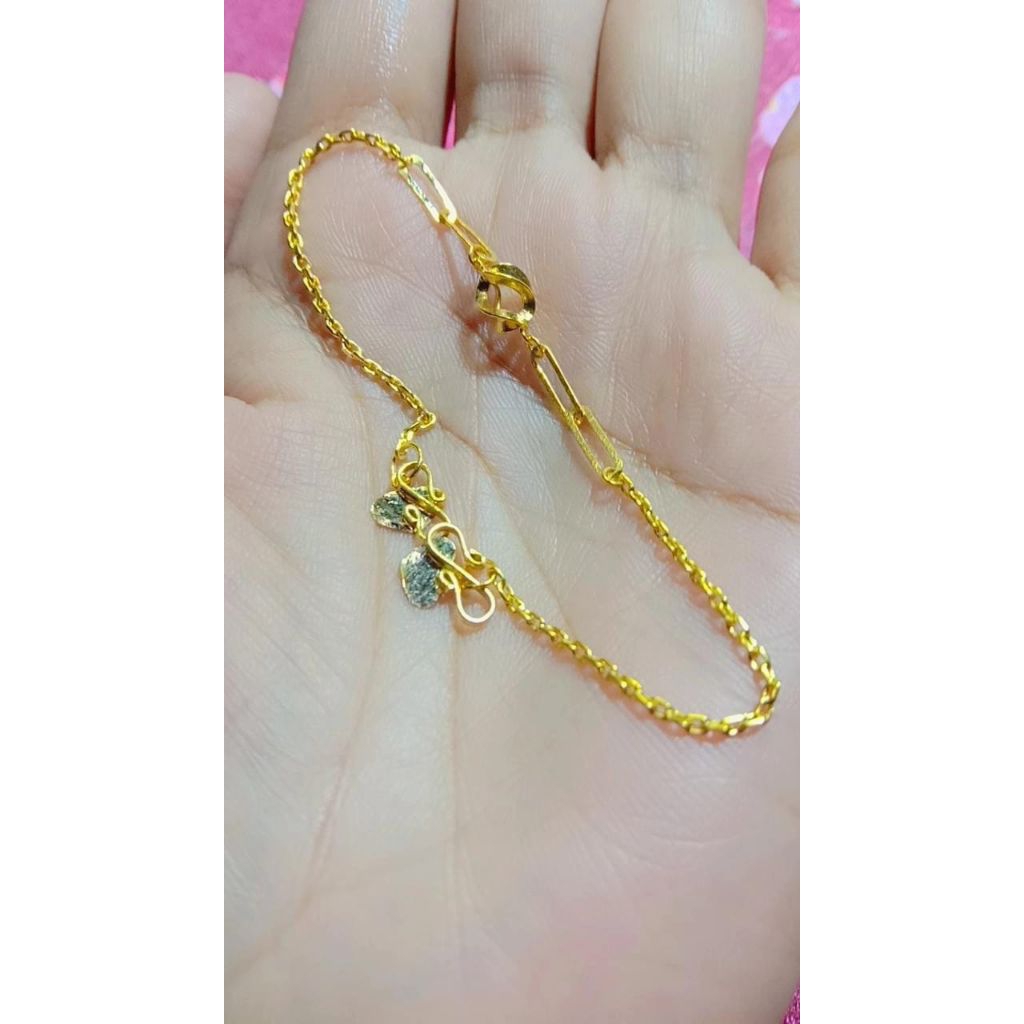 Gelang Emas Muda/ Gelang Emas 2 Gram/ Gelang Rantai Medan paperclip